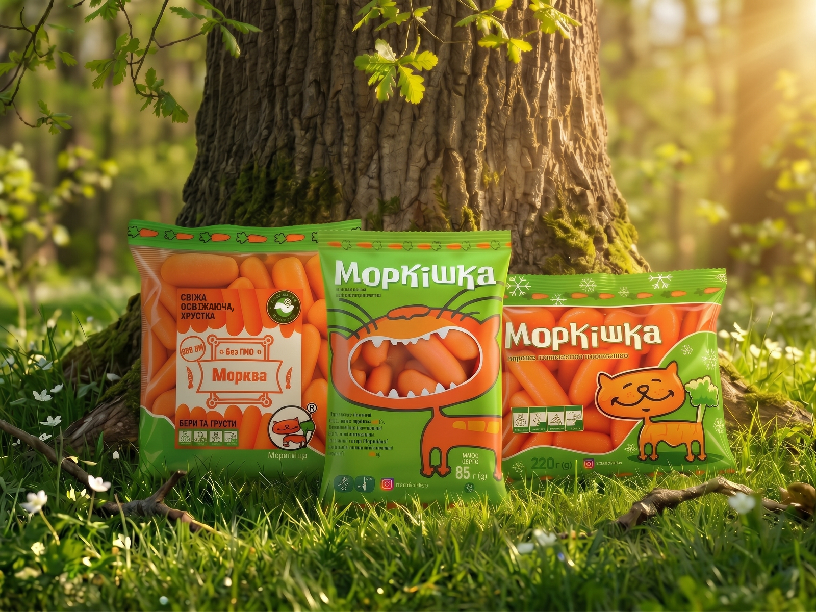 Упаковка Моркішка з очищеною морквою